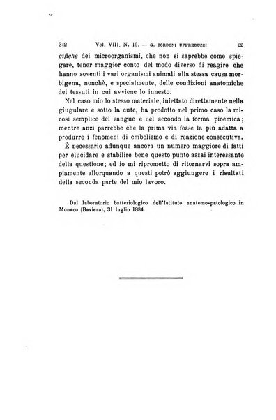 Archivio per le scienze mediche