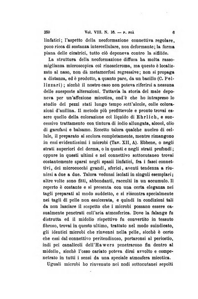 Archivio per le scienze mediche