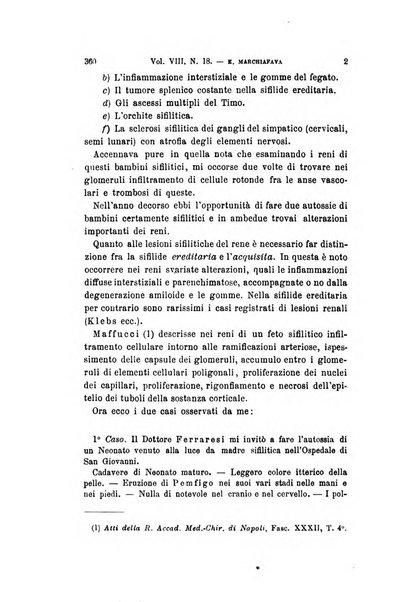 Archivio per le scienze mediche