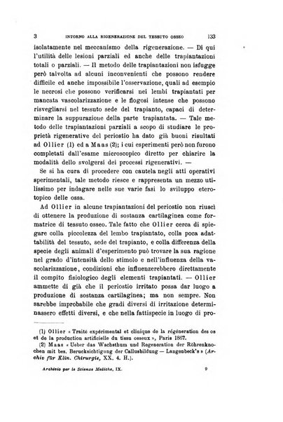 Archivio per le scienze mediche