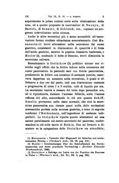 Archivio per le scienze mediche