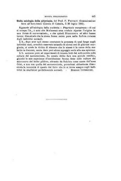 Archivio per le scienze mediche