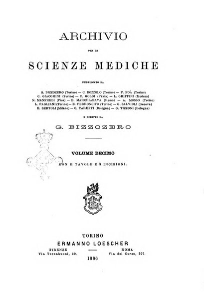 Archivio per le scienze mediche