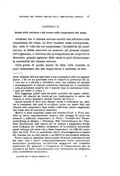 Archivio per le scienze mediche