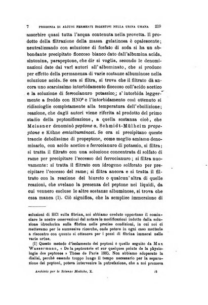 Archivio per le scienze mediche