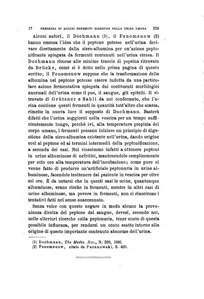 Archivio per le scienze mediche