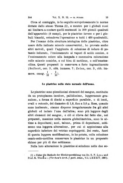 Archivio per le scienze mediche