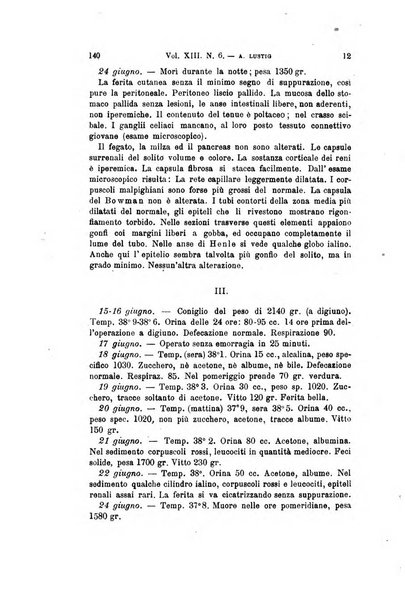 Archivio per le scienze mediche