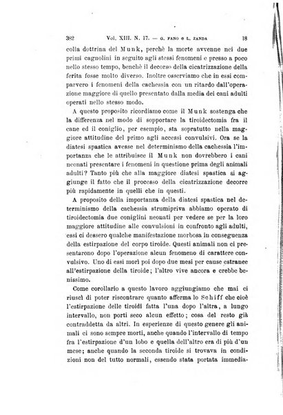 Archivio per le scienze mediche