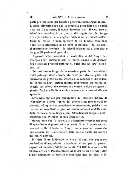 Archivio per le scienze mediche