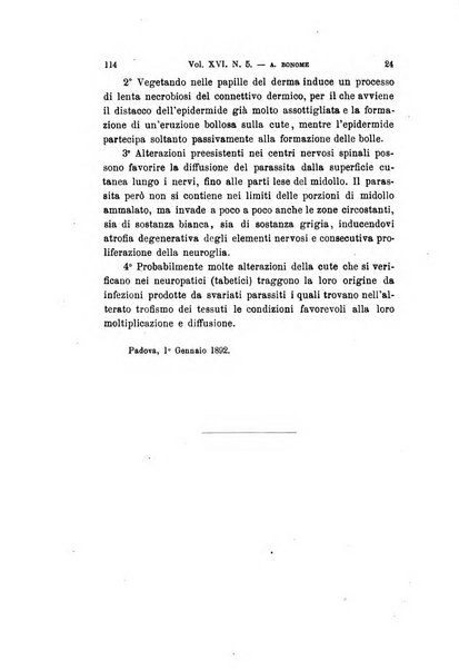 Archivio per le scienze mediche