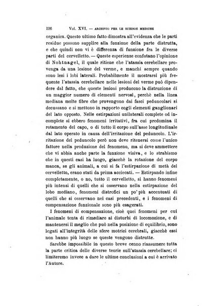 Archivio per le scienze mediche