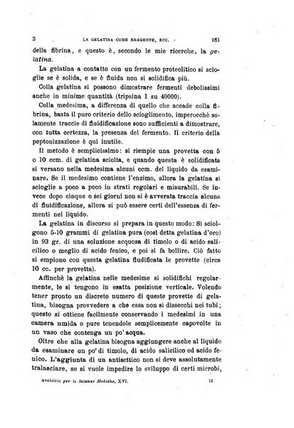 Archivio per le scienze mediche