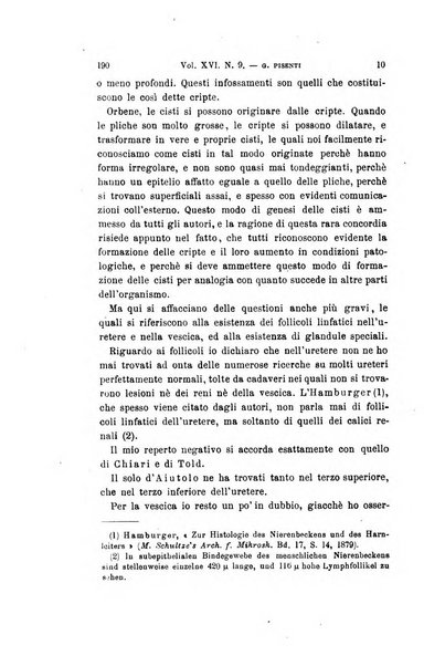 Archivio per le scienze mediche