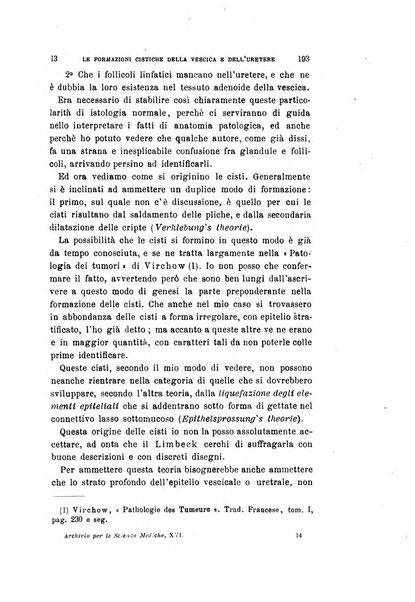 Archivio per le scienze mediche