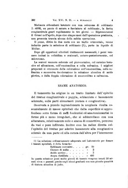 Archivio per le scienze mediche