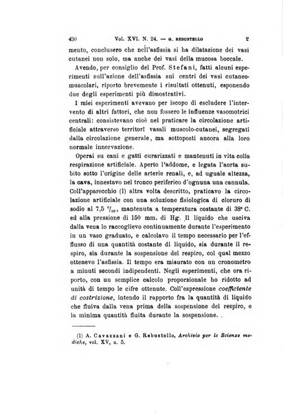 Archivio per le scienze mediche