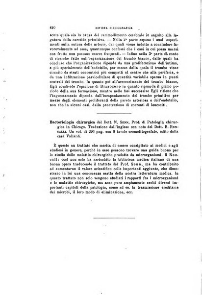 Archivio per le scienze mediche