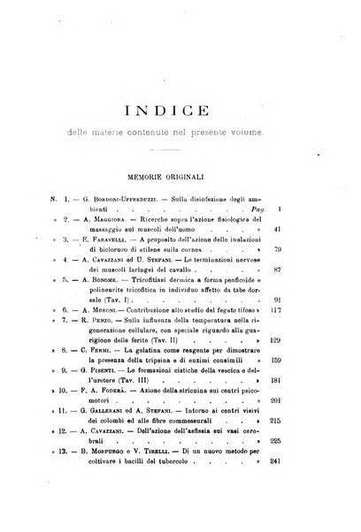 Archivio per le scienze mediche