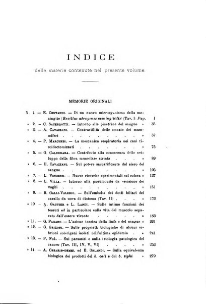 Archivio per le scienze mediche