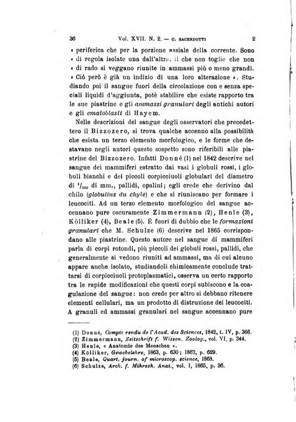 Archivio per le scienze mediche