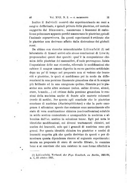 Archivio per le scienze mediche