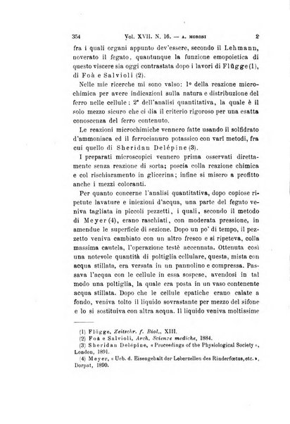 Archivio per le scienze mediche