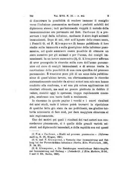 Archivio per le scienze mediche