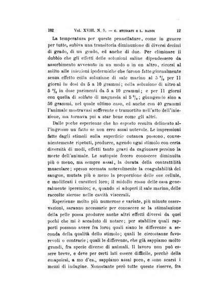 Archivio per le scienze mediche