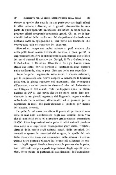 Archivio per le scienze mediche