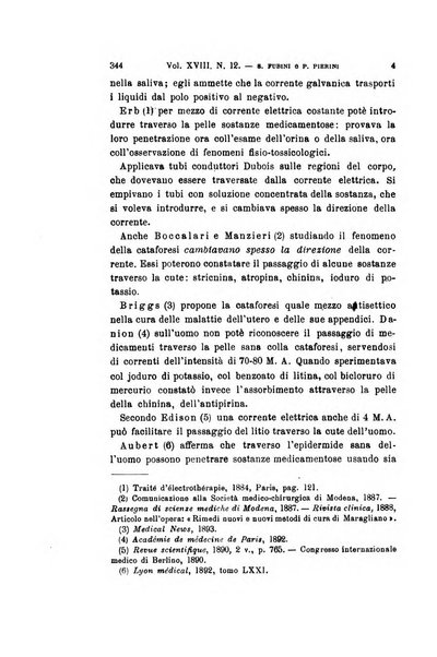 Archivio per le scienze mediche