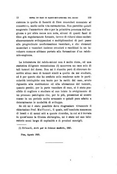 Archivio per le scienze mediche