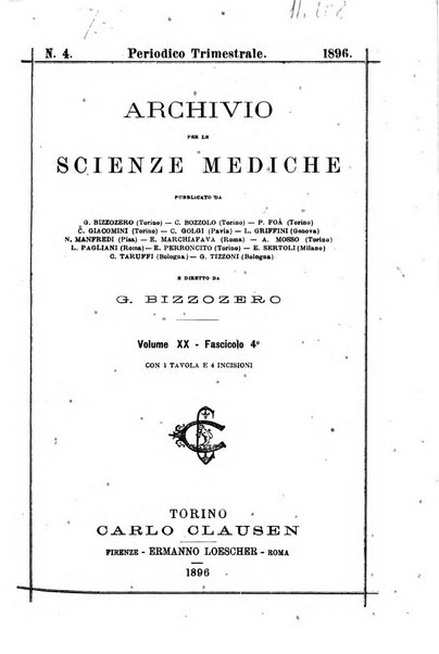 Archivio per le scienze mediche