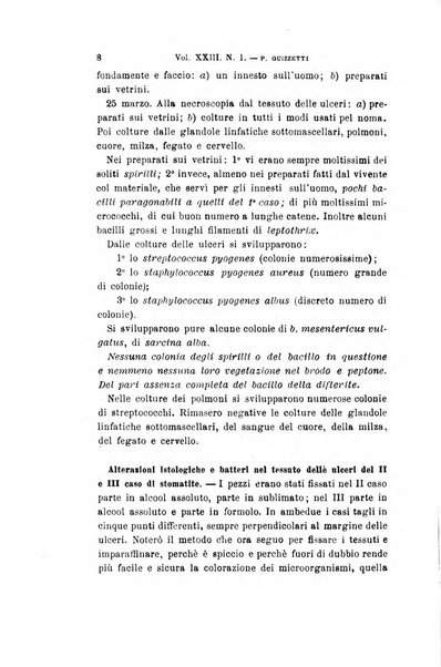 Archivio per le scienze mediche