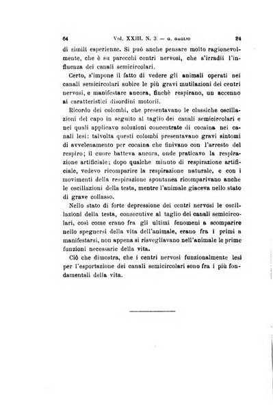 Archivio per le scienze mediche