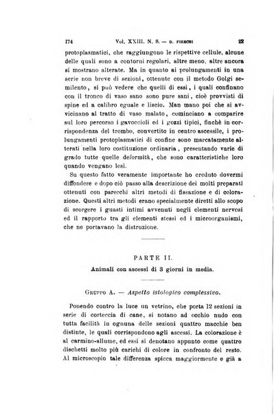 Archivio per le scienze mediche