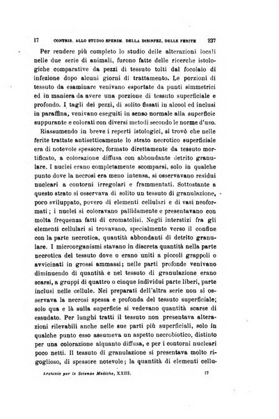 Archivio per le scienze mediche