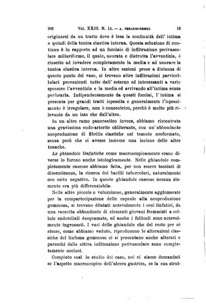 Archivio per le scienze mediche