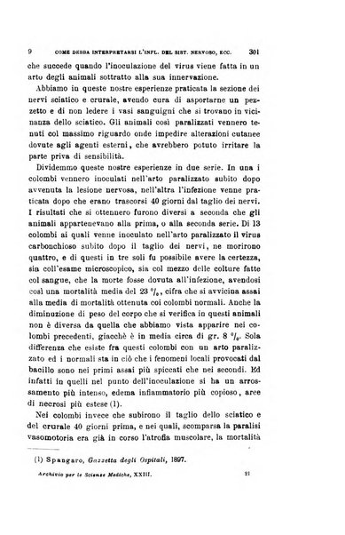 Archivio per le scienze mediche