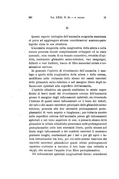 Archivio per le scienze mediche