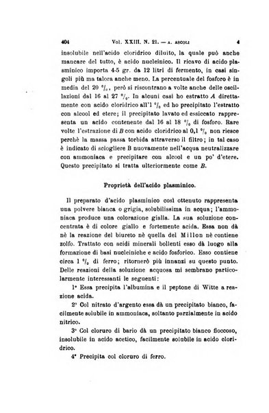 Archivio per le scienze mediche