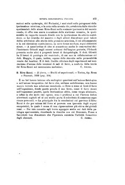 Archivio per le scienze mediche