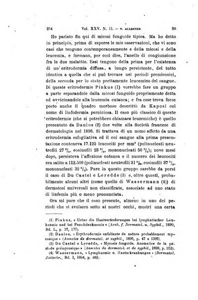 Archivio per le scienze mediche