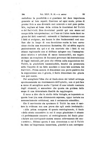 Archivio per le scienze mediche