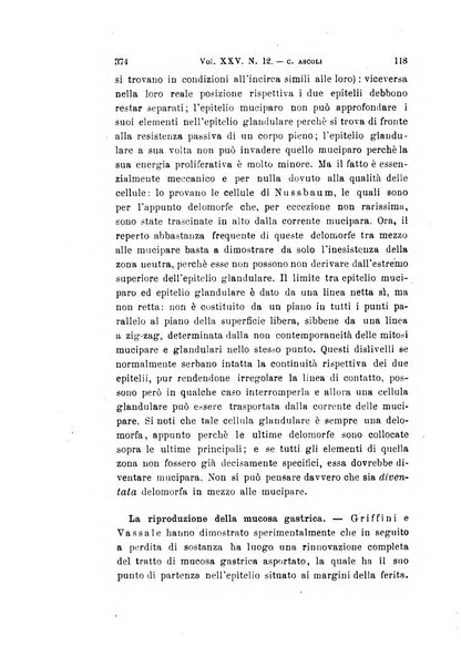 Archivio per le scienze mediche