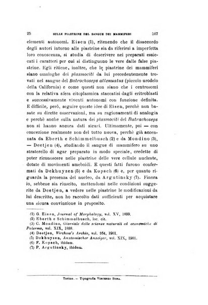 Archivio per le scienze mediche