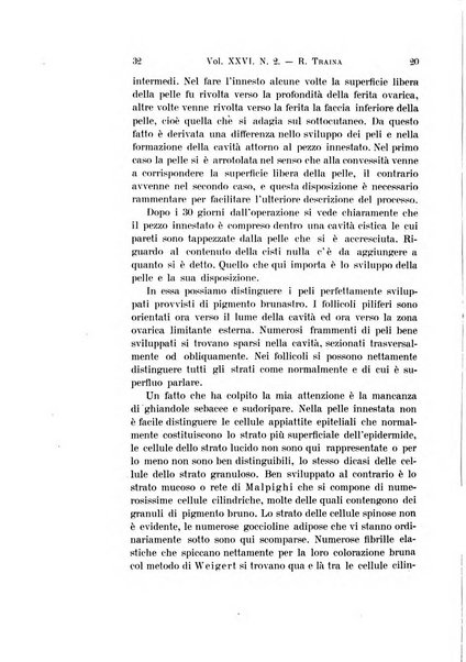 Archivio per le scienze mediche