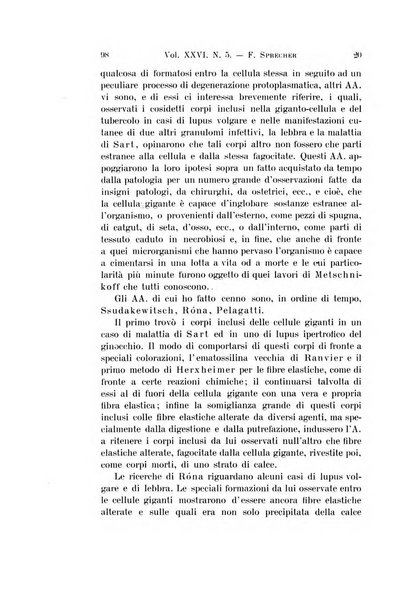 Archivio per le scienze mediche