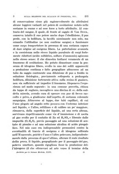 Archivio per le scienze mediche