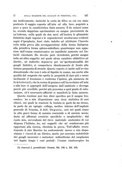 Archivio per le scienze mediche